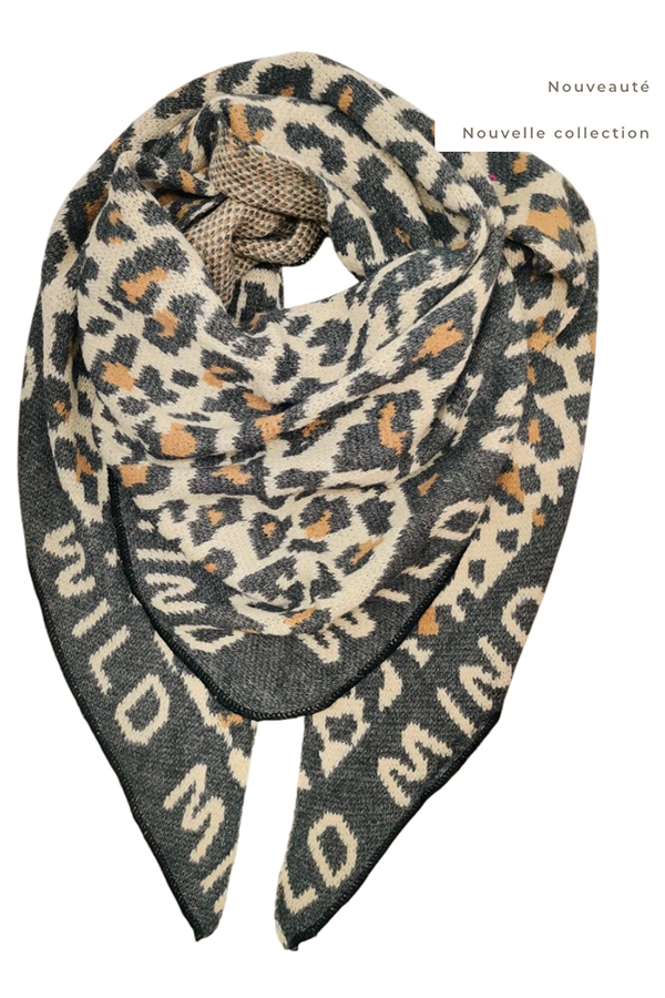 Echarpe Wild léopard