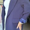 Blazer Victoire bleu marine femme coupe oversize