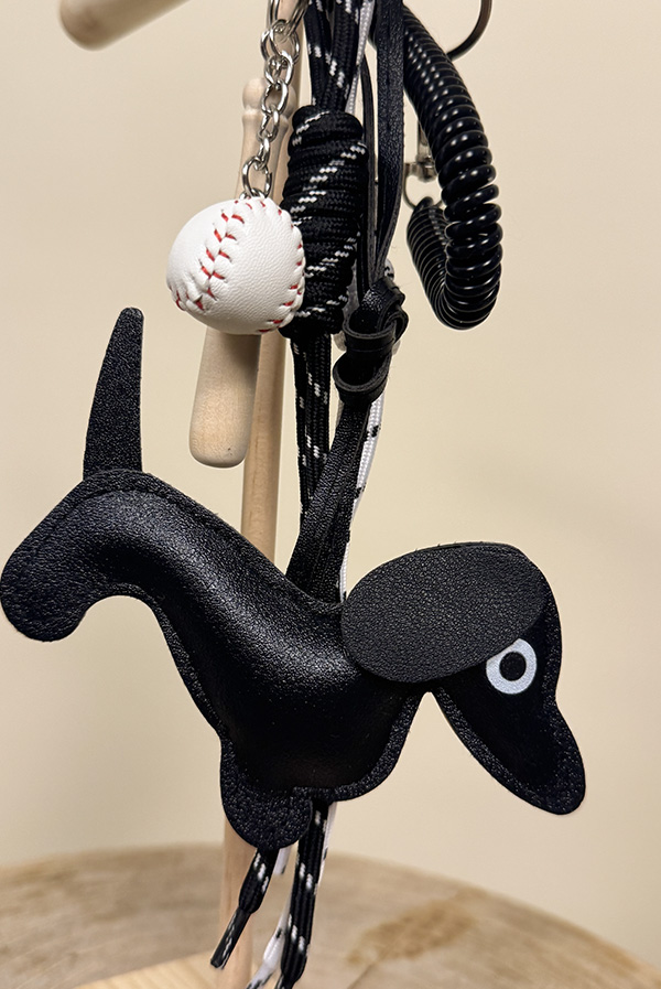 porte clés bijoux sac teckel