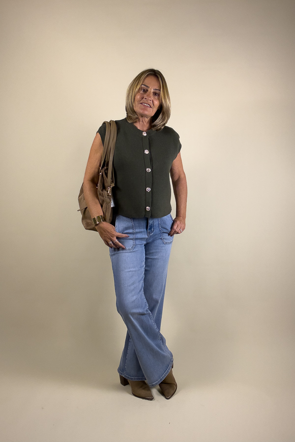 Alternative view of Olive Vest