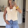 gilet sans manches femme