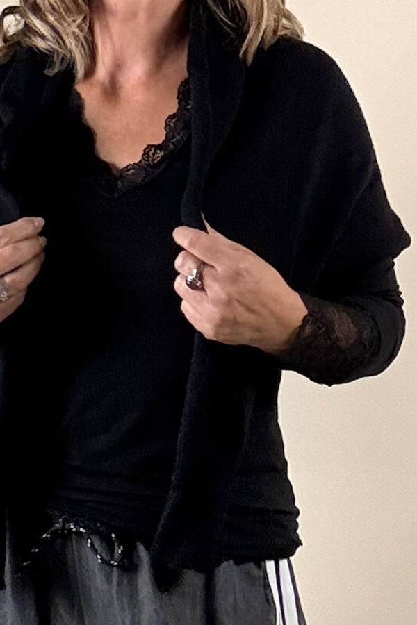 Alternative view of Haut Denitsa - Dentelle - 2 couleurs