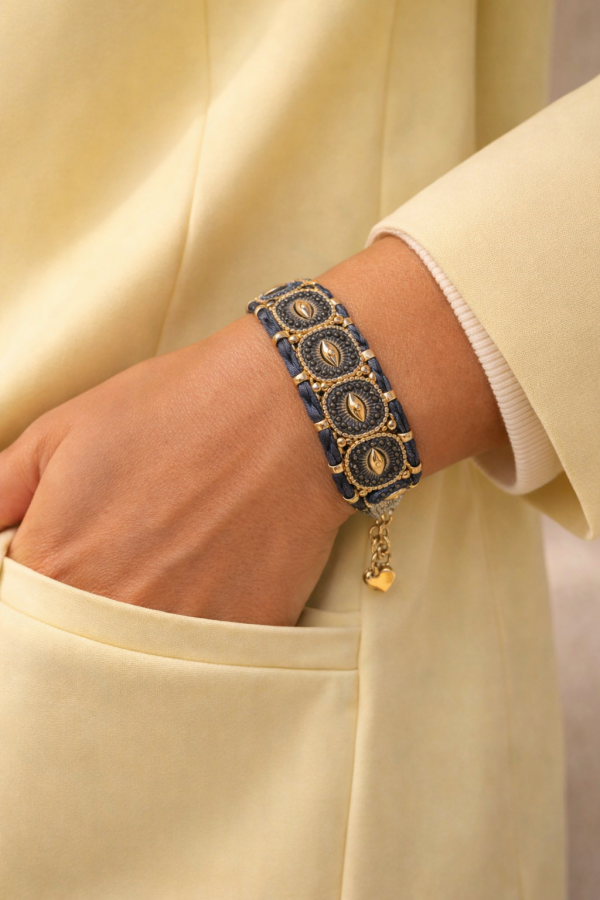 Alternative view of Bracelet Marie - Bleu