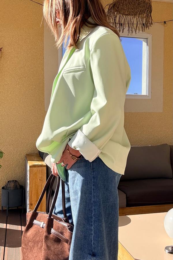 Alternative view of Blazer asymétrique Louane - 2 couleurs