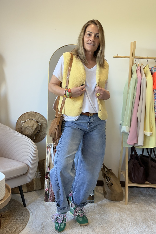 Gilet Pohême - Jaune – Image 3