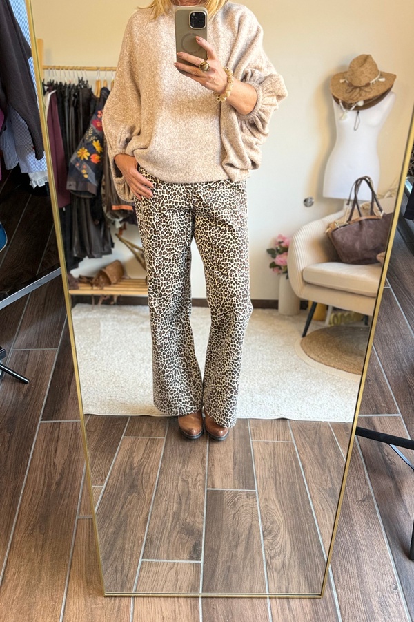 pantalon léopard