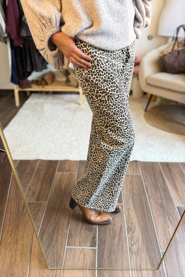 pantalon léopard