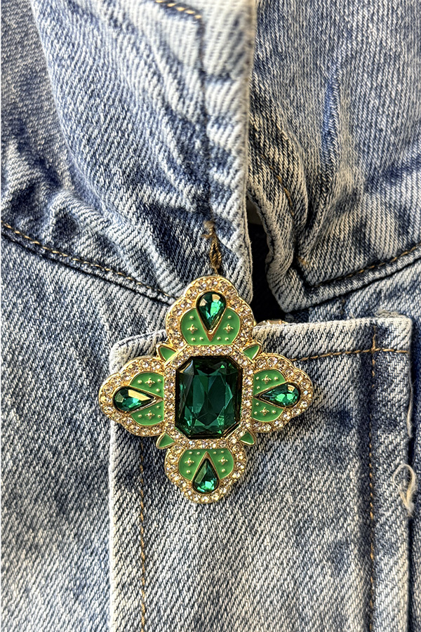 Clip Pénélope Verte