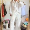 Pantalon Kyann Blanc – Crochet Bohème Chic In april 1986