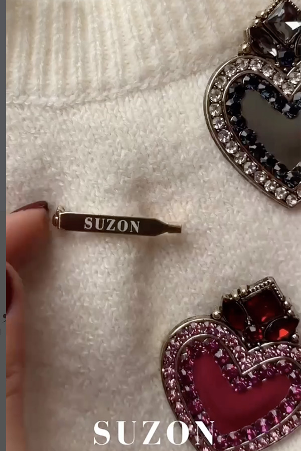 Alternative view of Broche magique l'Enchanteresse Gold / Silver