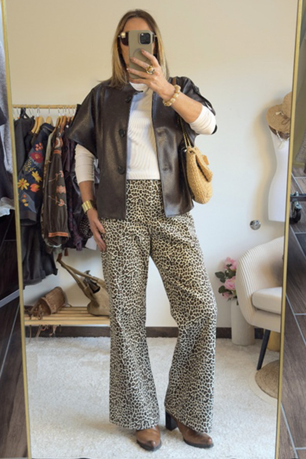 pantalon léopard