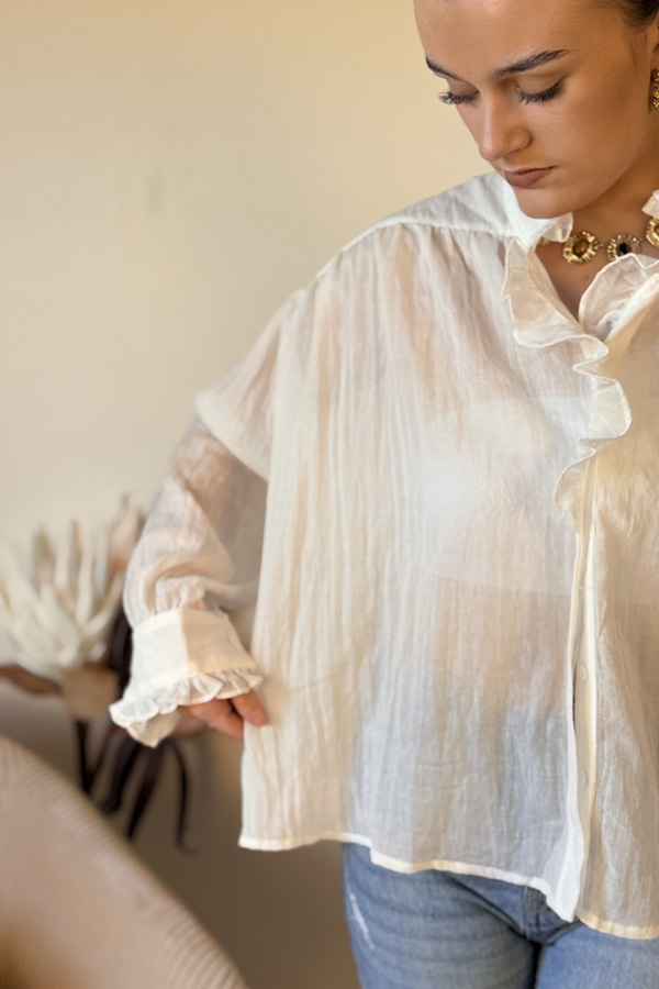Alternative view of Blouse Naëlle Beige