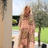Robe Anne Imprimée – Robe Longue Bohème Chic