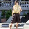 Bermuda Balma Chocolat – Bermuda fluide taille élastique
