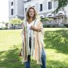Kimono Caroline – Kimono bohème à franges et broderies