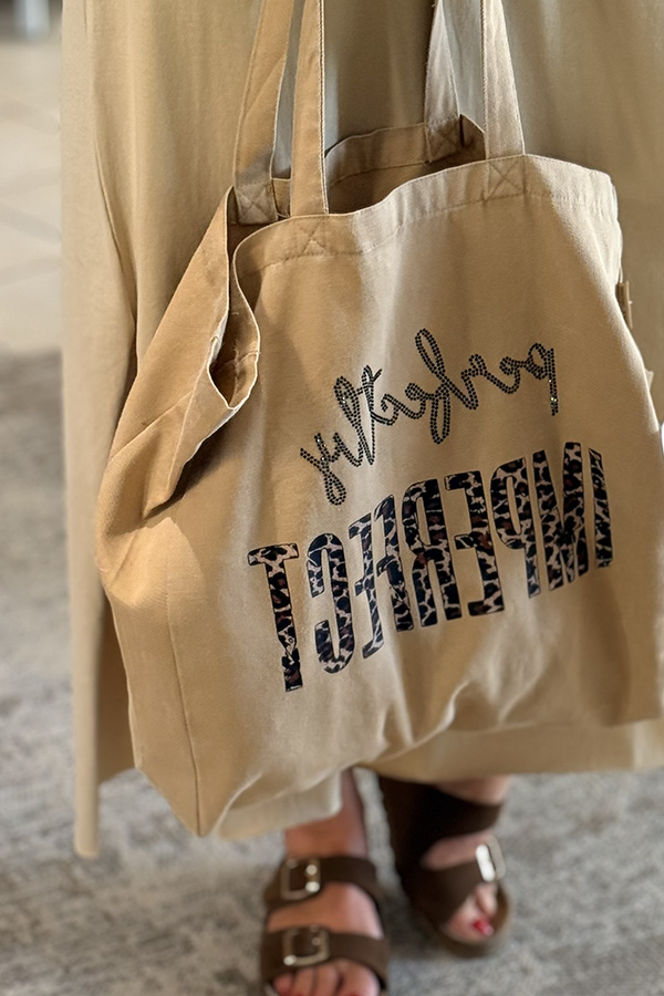Sac cabas Coton PERFECTLY ou ECREVISSE – Image 4