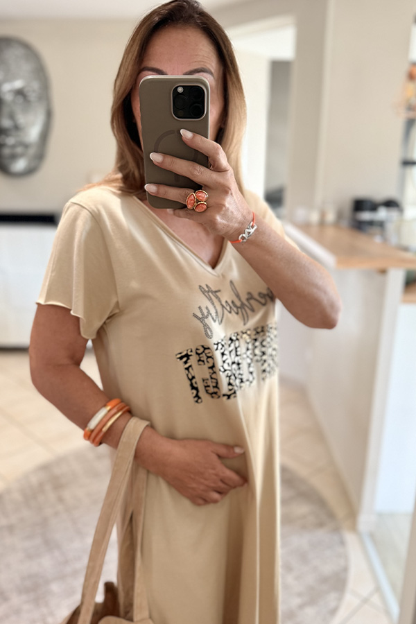 robe longue coton