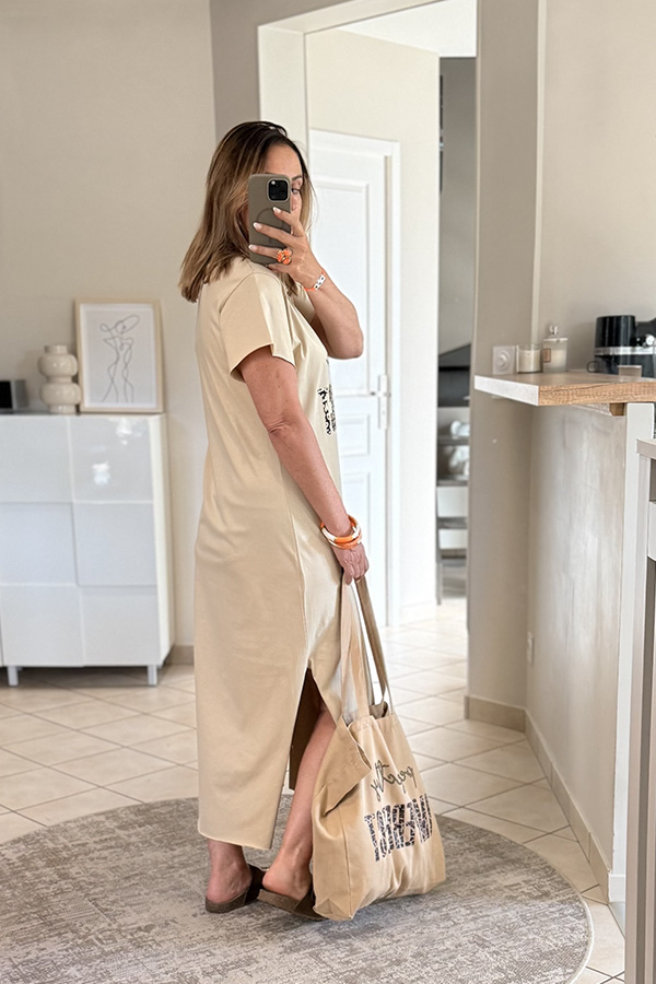 robe longue coton
