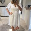 Robe Jalen – Robe Blanche en Broderie Anglaise 100% Coton