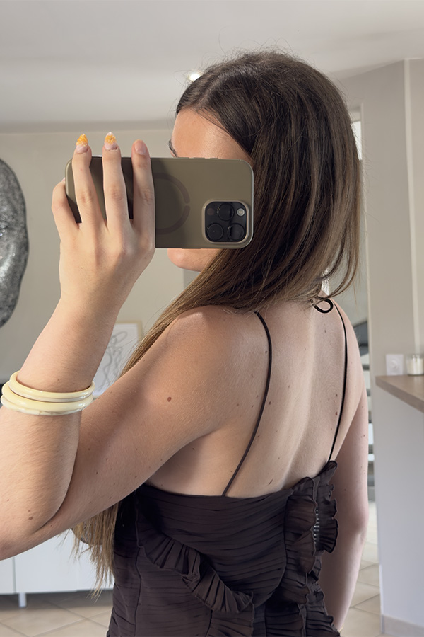 Robe Volane Marron – Image 3