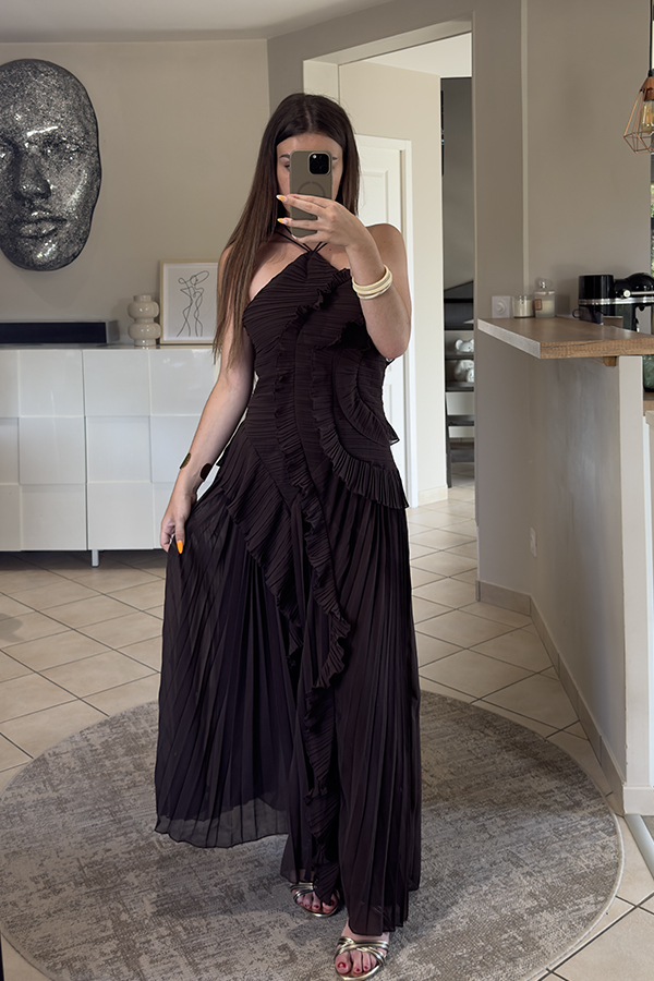 Robe Volane Marron