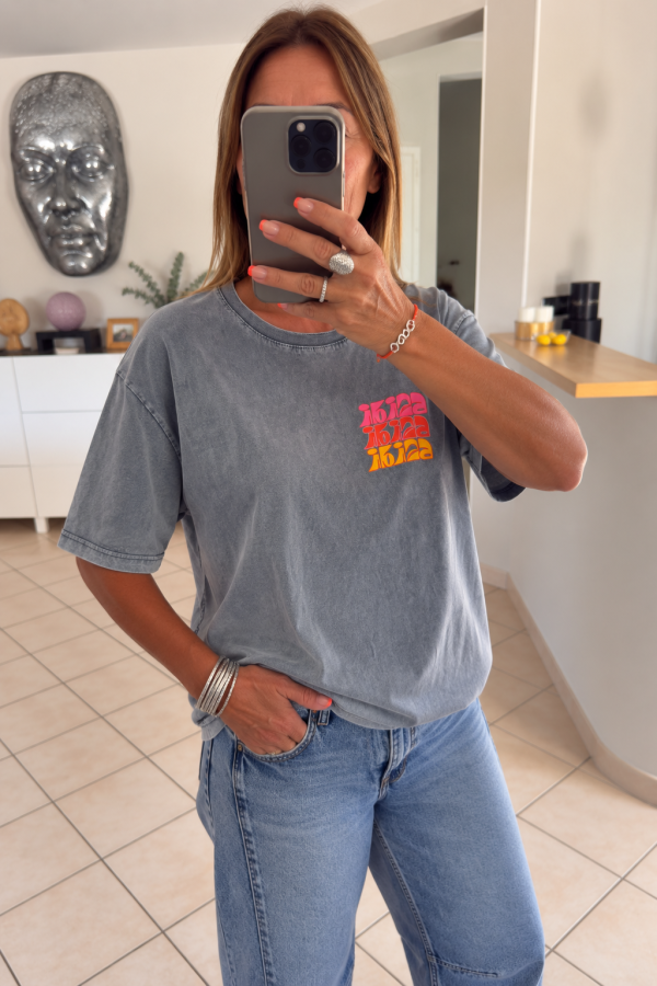 Alternative view of Tshirt Ibiza gris chiné