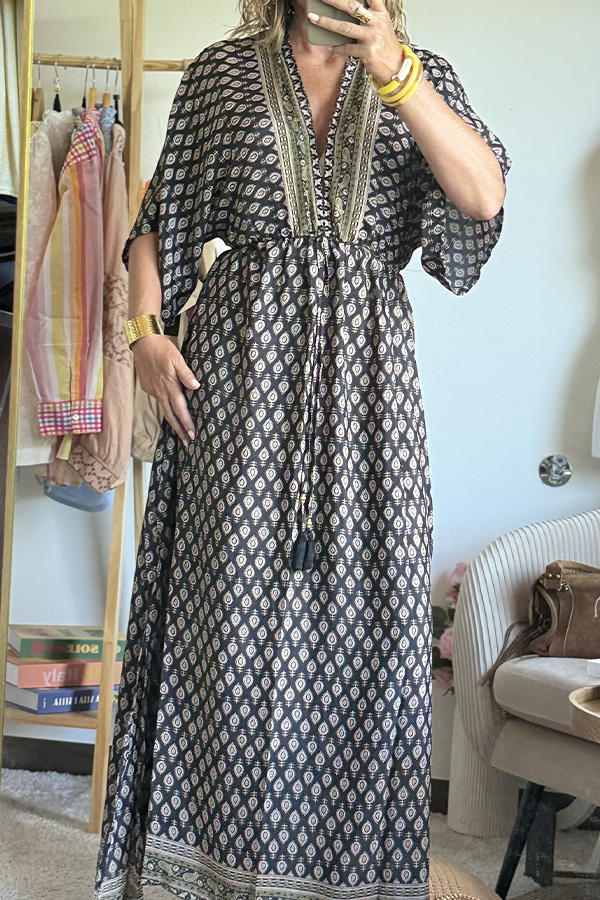 Robe Nora longue bohème femme