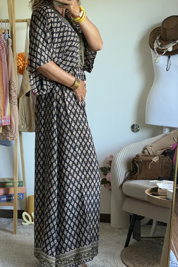 Robe Nora longue bohème femme