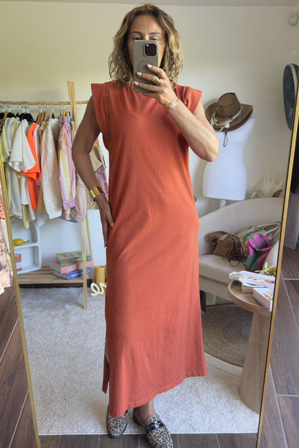 Robe longue Robine en coton femme