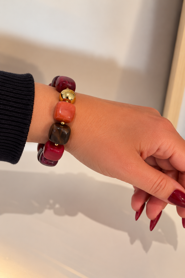 Alternative view of Bracelets Boule - 6 couleurs