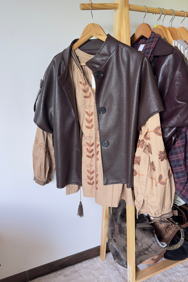 blouse bohème brodée femme