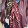 grande écharpe bandana femme